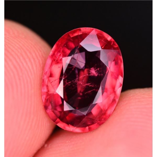 Untreated 2.65 Ct Natural Rubelite Tourmaline