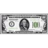 Image 1 : 1934 $100 Federal Reserve Note Minneapolis Light Green Seal