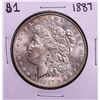 Image 1 : 1887 $1 Morgan Silver Dollar Coin