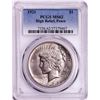 Image 1 : 1921 High Relief $1 Peace Silver Dollar Coin PCGS MS62