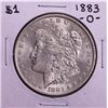 Image 1 : 1883-O $1 Morgan Silver Dollar Coin