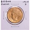 Image 1 : 1910-D $10 Indian Head Eagle Gold Coin