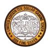 Image 2 : .999 Silver Golden Nugget Laughlin, NV $10 Casino Limited Edition Gaming Token