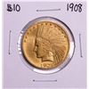 Image 1 : 1908 $10 Indian Head Eagle Gold Coin