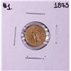 Image 1 : 1873 $1 Indian Princess Head Gold Dollar Coin