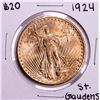 Image 1 : 1924 $20 St. Gaudens Double Eagle Gold Coin