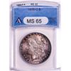 Image 1 : 1898-O $1 Morgan Silver Dollar Coin ANACS MS65 Amazing Toning