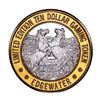 Image 1 : .999 Fine Silver Edgewater Casino Laughlin, NV $10 Limited Edition Gaming Token