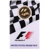 Image 1 : 2016 $25 Proof Solomon Islands Formula One United States Grand Prix Gold Coin
