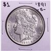 Image 1 : 1891-S $1 Morgan Silver Dollar Coin
