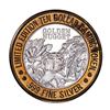 Image 1 : .999 Fine Silver Golden Nugget Laughlin $10 Casino Limited Edition Gaming Token