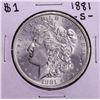 Image 1 : 1881-S $1 Morgan Silver Dollar Coin