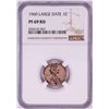 Image 1 : 1960 Large Date Proof Lincoln Memorial Cent Coin NGC PF69RD