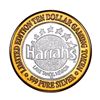 Image 2 : .999 Silver Harrah's Lake Tahoe, Nevada $10 Casino Limited Edition Gaming Token