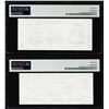 Image 2 : Set of Giori Test Note Washington & Lincoln Memorial PMG Choice Uncirculated 64