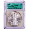 Image 1 : 1997 $1 American Silver Eagle Coin ICG MS69