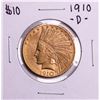 Image 1 : 1910-D $10 Indian Head Eagle Gold Coin