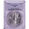 Image 1 : 1989 $1 American Silver Eagle Coin PCGS MS69