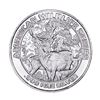 Image 1 : .999 Fine Silver Historic Colorado Mining American Wildlife Series Round