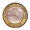 Image 1 : .999 Silver Golden Nugget Las Vegas $10 Casino Limited Edition Gaming Token