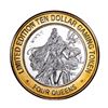 Image 1 : .999 Silver Four Queens Casino Hotel Las Vegas $10 Limited Edition Gaming Token