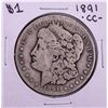 Image 1 : 1891-CC $1 Morgan Silver Dollar Coin