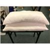 Image 1 : GoHome - Pair of Luxury Soft Pillows, Velvet Fabric