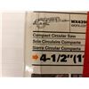 Image 2 : Worx Saw WX429L Compact Circular Saw, 4-1/2"- complete in box - tested running