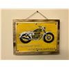 Enfield Motor Bike - metal on wood reproduction artr Enfield Motor Bike