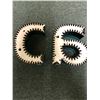 Image 2 : 2 small (Turquise) lighted letters “C” & “A”