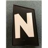 Image 4 : 2 medium size lighted letters “N” & “N” ( Red & Black)/ Black & white)