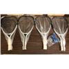 Image 2 : 4 “New” Magnum Racquet Ball Rackets & 2 Ball