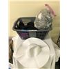 Image 1 : Box “New” clothing-Big white hat/shirts etc