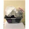 Image 2 : Box “New” clothing-Big white hat/shirts etc