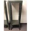 Image 1 : Approx 5 Ft. Tall Metal & Glass Display Cabinet