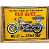 Nostalgic motor Harley Davidson wooden sign