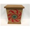 Image 1 : West Coast First Nations cedar lidded keepsake box (signed on bottom by artist, dated 1998) - 10in x