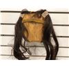Image 2 : West Coast First Nations yellow cedar carved face mask w/ abalone eyes & authentic looking hair (uns