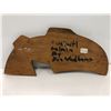 Image 2 : West Coast First Nations carving "Kwaknitl Salmon" by artist D Wadhans - approx. 11in x 5in