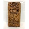 Image 2 : West Coast First Nations cedar carving "Chief Eagle" by artist Ian Joseph - approx. 7in x 4in