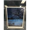 Image 2 : Framed Roy H. Vickers "New Moon, Willows Beach" print - approx. 13 1/2in x 11in