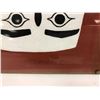 Image 2 : Original silkscreen on canvas "Tsimshian Nation" print by artist Eric Gray 1987 - approx. 11in x 14"