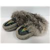 Image 1 : Pair of First Nations child's beaded moccasins