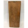 Image 2 : Killer Whale & Eagle Head wood carving on plank by Jim Jules Oct 5th 1996 - 17in x 7in