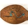 Image 4 : Two wooden halibut wood carvings - Gordon Gladstone 1992/ second carving's writing illegible - appro