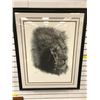 Image 1 : Framed limited edition Catherine White print "The Brotherhood" #697/750 signed by artist Nov 1987 -