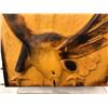 Image 2 : First Nations "Bald Eagle" wood carving (unsigned) - approx. 12 1/2in x 12in