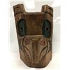 Image 2 : West Coast First Nations carved cedar mask (unsigned) - approx. 15in tall x 10in wide