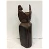 Image 1 : West Coast First Nations cedar carving "Spirit Dancer" by G. Gonzales Squamish Nation May 15th 1991