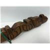 Image 2 : West Coast First Nations carved cedar rattle (unsigned) - approx. 26 1/2in x 2in